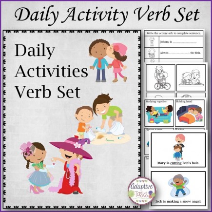 Daily Activities Verb Set